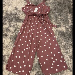 Torrid Polka Dot Pull on Jumpsuit